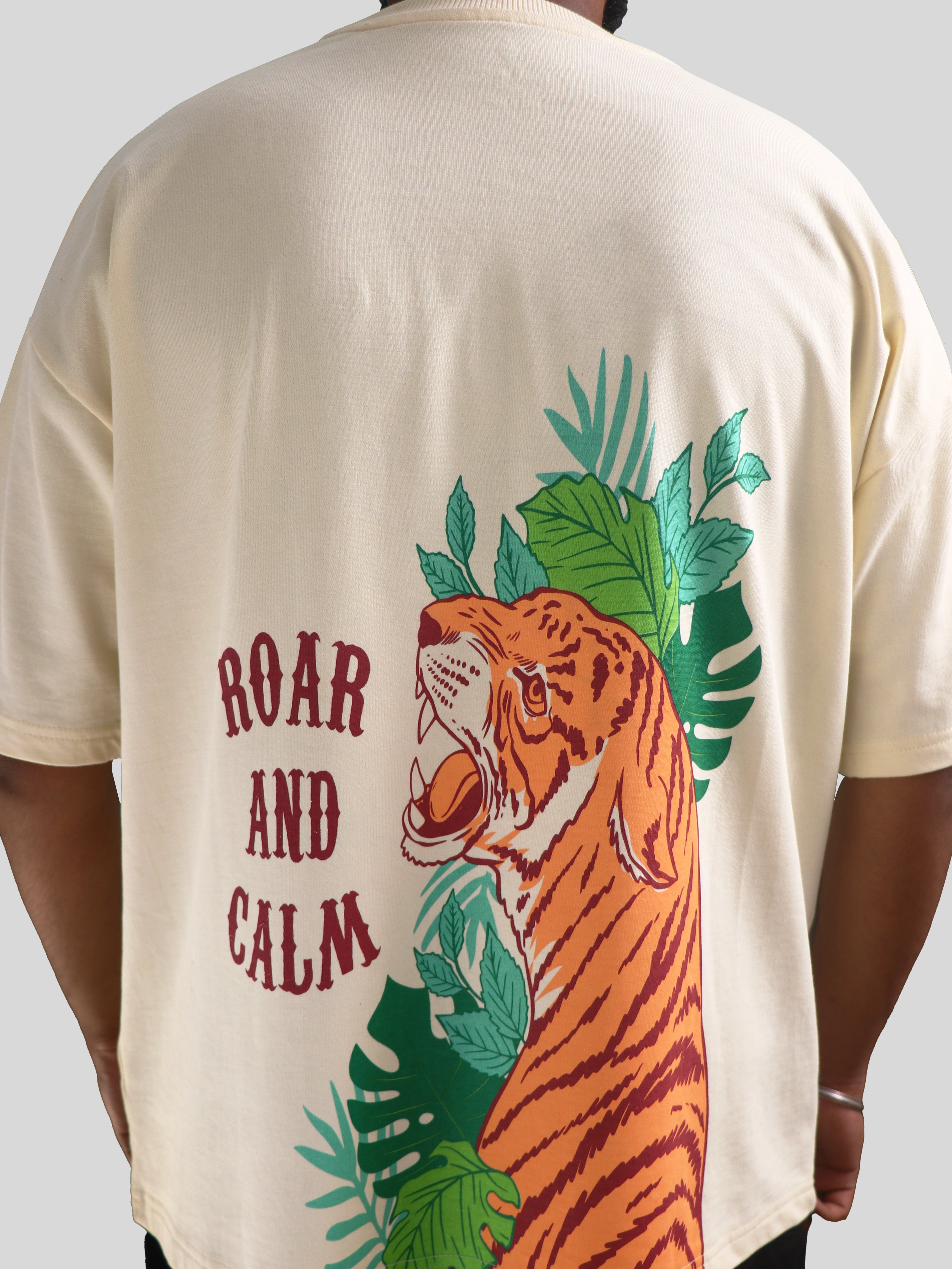 TROPICAL HAVEN BEIGE TEE