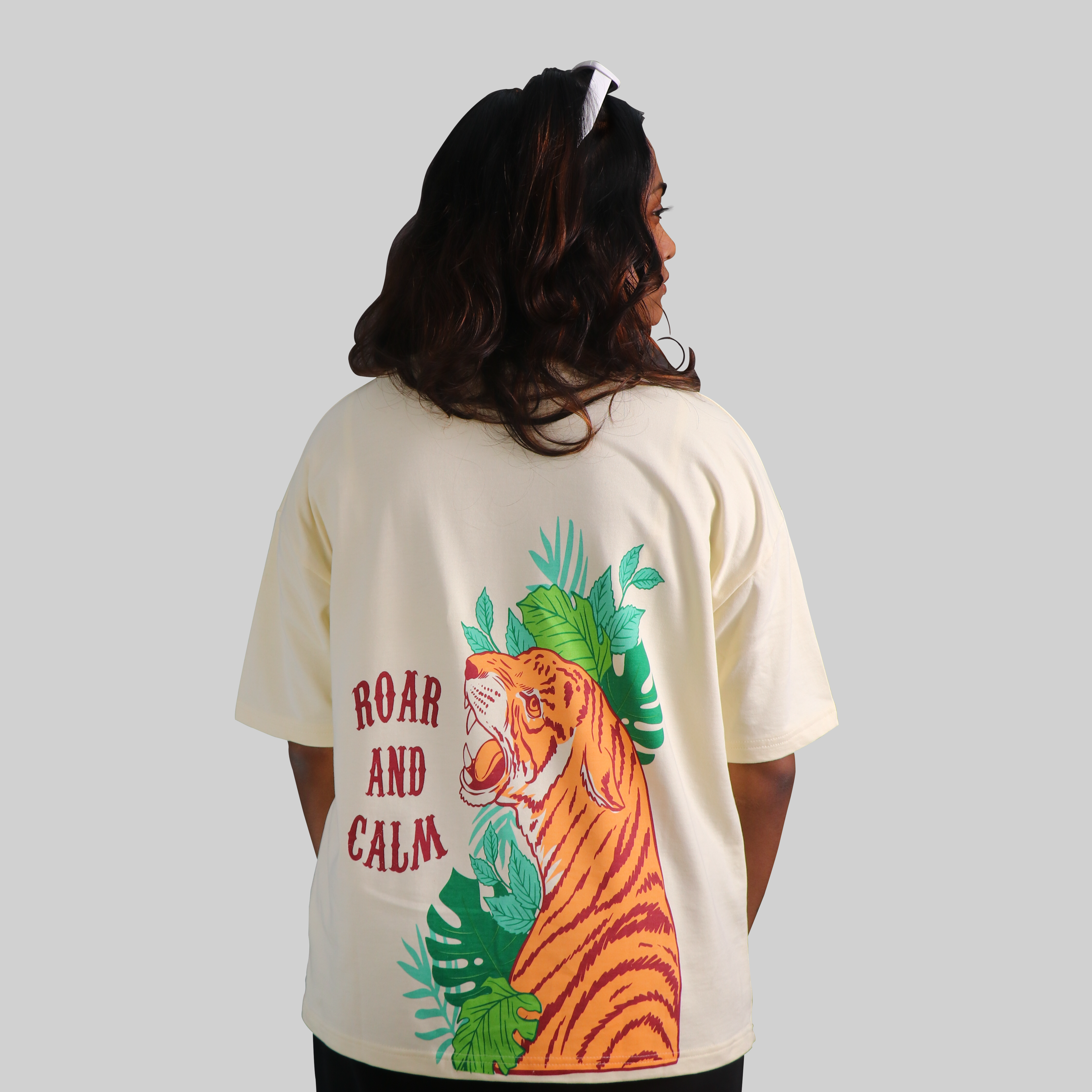 TROPICAL HAVEN BEIGE TEE